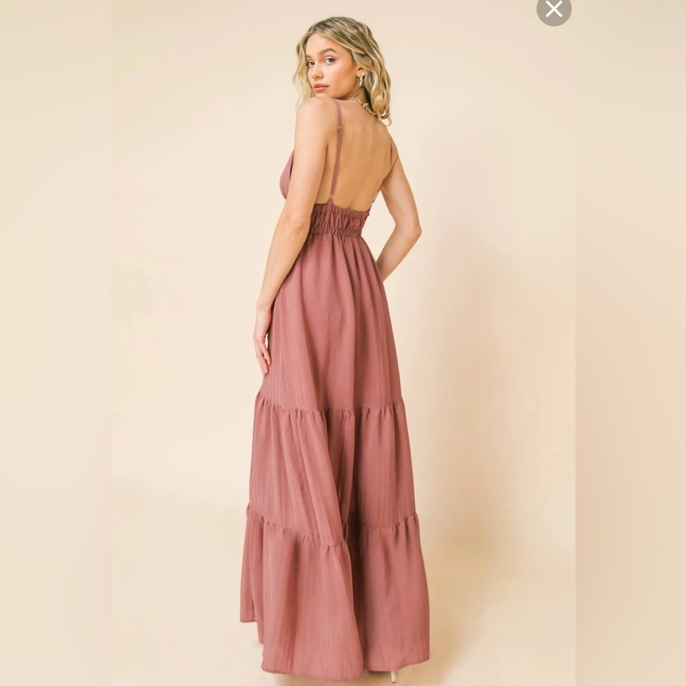 Trendy Maxi Flowy Summer Dress